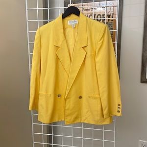 SOLD IRL Vintage Christian Dior The Suit yellow jacket